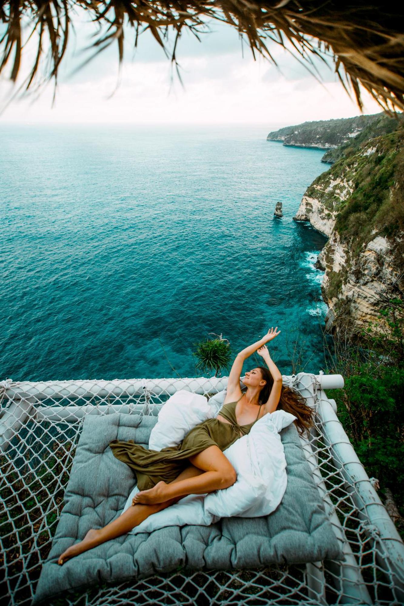 Tropical Glamping Nusa Penida Diamond Beach - Cliff Side Edge Polilit المظهر الخارجي الصورة