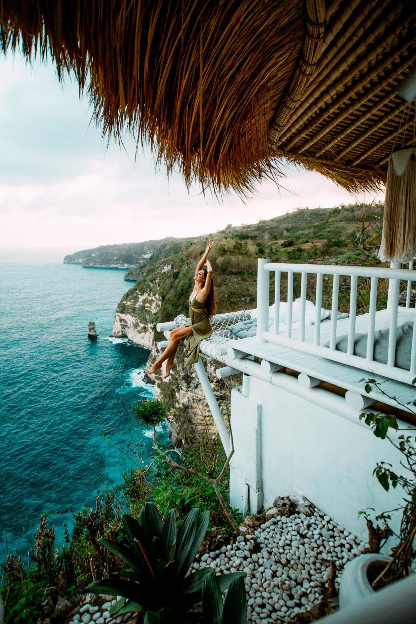 Tropical Glamping Nusa Penida Diamond Beach - Cliff Side Edge Polilit المظهر الخارجي الصورة