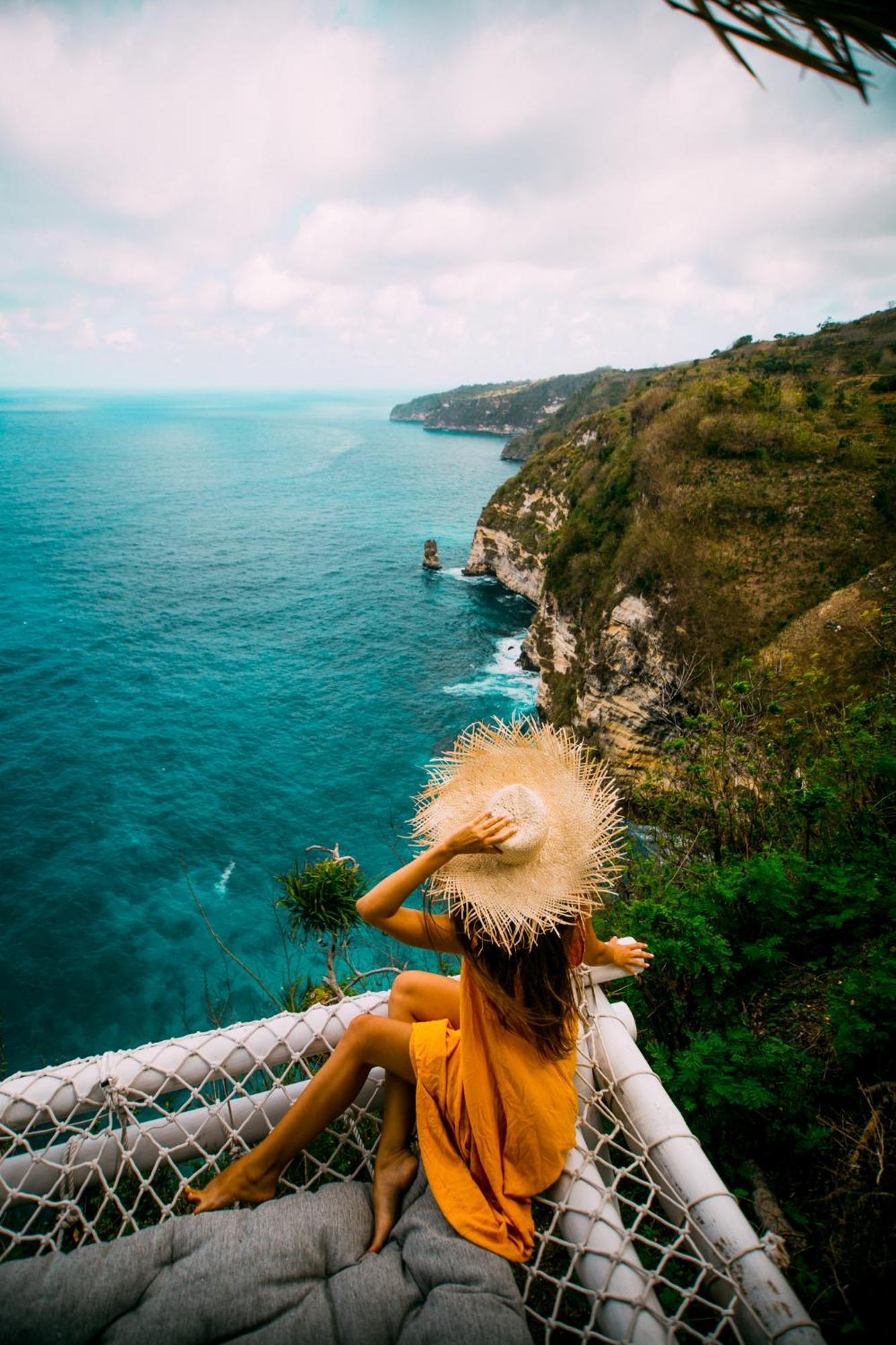 Tropical Glamping Nusa Penida Diamond Beach - Cliff Side Edge Polilit المظهر الخارجي الصورة