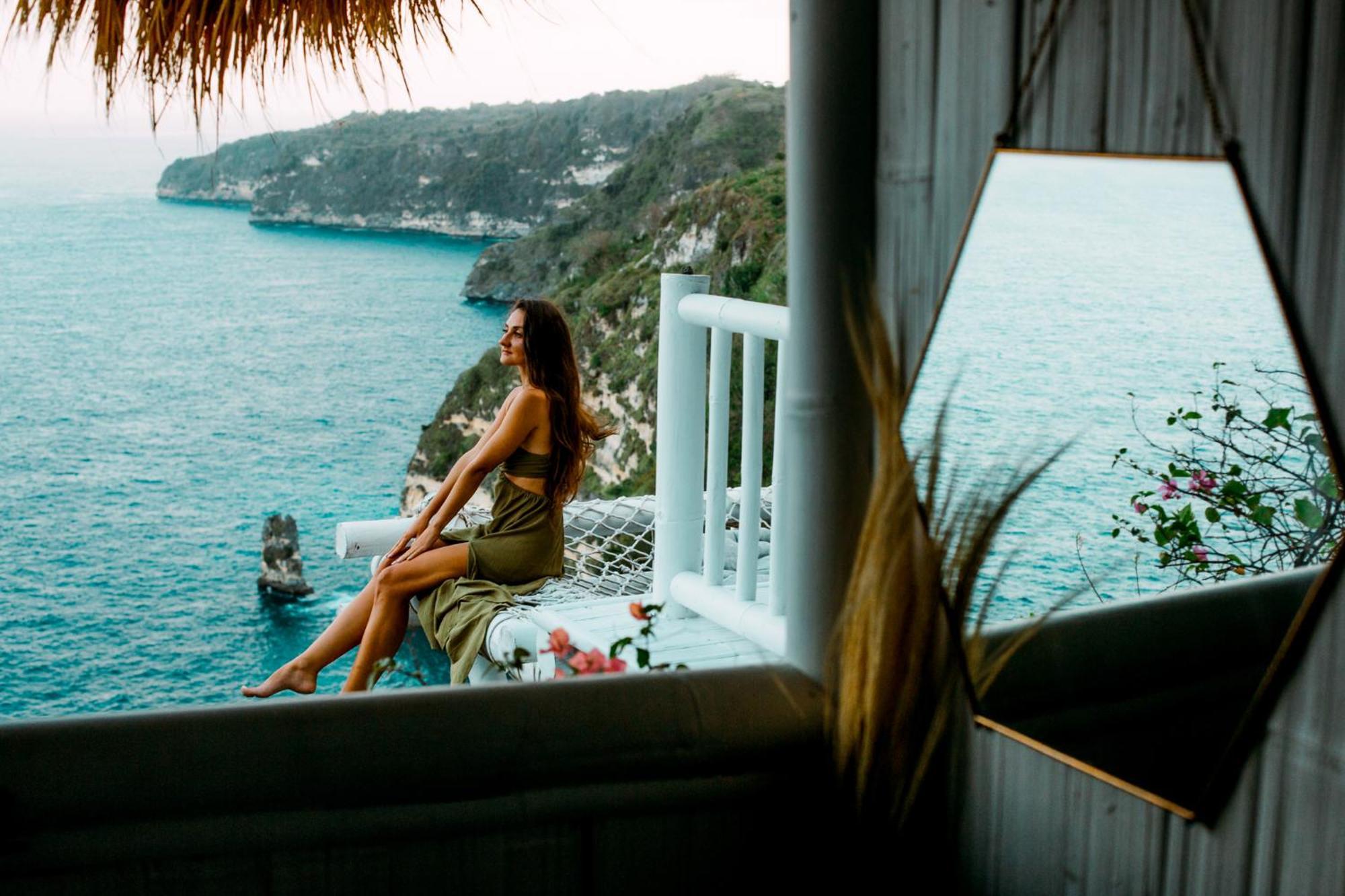 Tropical Glamping Nusa Penida Diamond Beach - Cliff Side Edge Polilit المظهر الخارجي الصورة