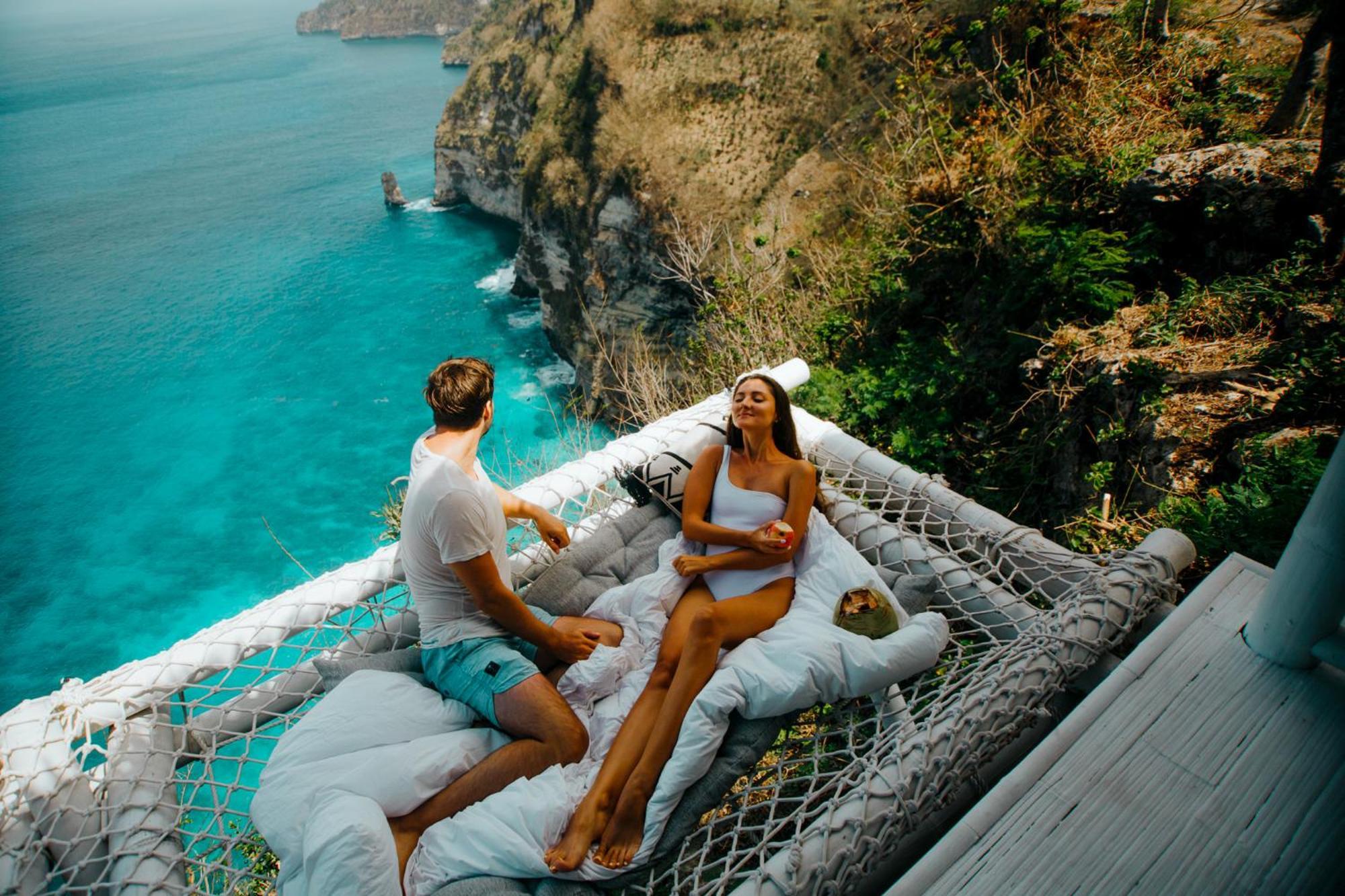 Tropical Glamping Nusa Penida Diamond Beach - Cliff Side Edge Polilit المظهر الخارجي الصورة